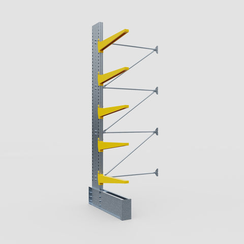 Cantilever Rack - Single Sided - Ultra Heavy Duty - Powder Coated - Add-On Bay - Height 4267mm