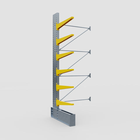 Cantilever Rack - Single Sided - Ultra Heavy Duty - Powder Coated - Add-On Bay - Height 4267mm