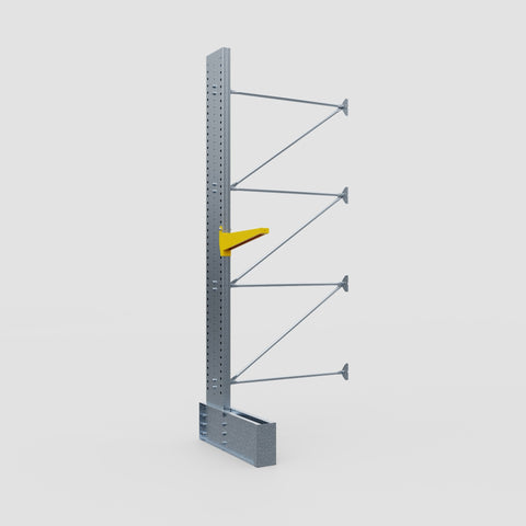 Cantilever Rack - Single Sided - Ultra Heavy Duty - Powder Coated - Add-On Bay - Height 4267mm