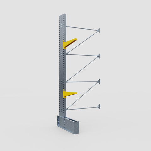 Cantilever Rack - Single Sided - Ultra Heavy Duty - Powder Coated - Add-On Bay - Height 4267mm