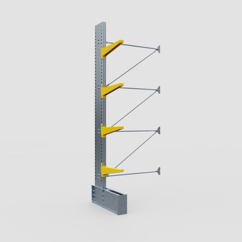 Cantilever Rack - Single Sided - Ultra Heavy Duty - Powder Coated - Add-On Bay - Height 4267mm