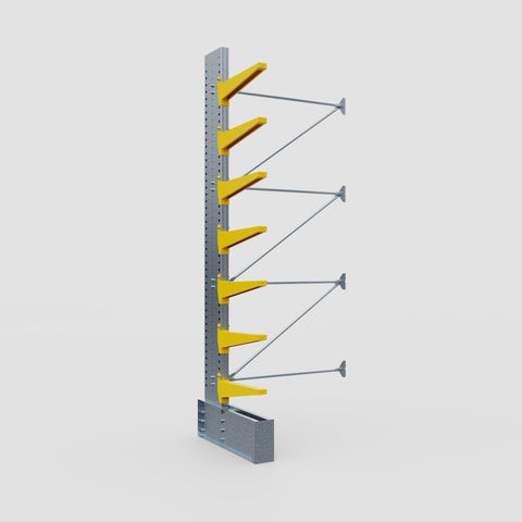 Cantilever Rack - Single Sided - Ultra Heavy Duty - Powder Coated - Add-On Bay - Height 4267mm