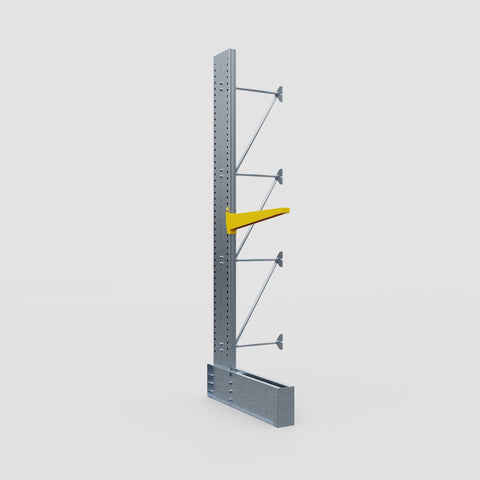 Cantilever Rack - Single Sided - Ultra Heavy Duty - Powder Coated - Add-On Bay - Height 4267mm