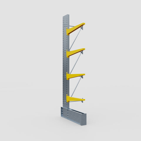 Cantilever Rack - Single Sided - Ultra Heavy Duty - Powder Coated - Add-On Bay - Height 4267mm