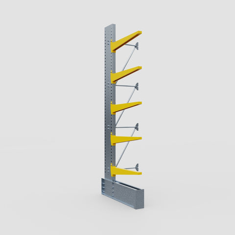 Cantilever Rack - Single Sided - Ultra Heavy Duty - Powder Coated - Add-On Bay - Height 4267mm