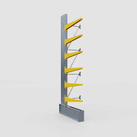 Cantilever Rack - Single Sided - Ultra Heavy Duty - Powder Coated - Add-On Bay - Height 4267mm
