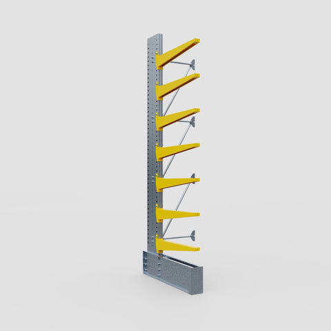 Cantilever Rack - Single Sided - Ultra Heavy Duty - Powder Coated - Add-On Bay - Height 4267mm
