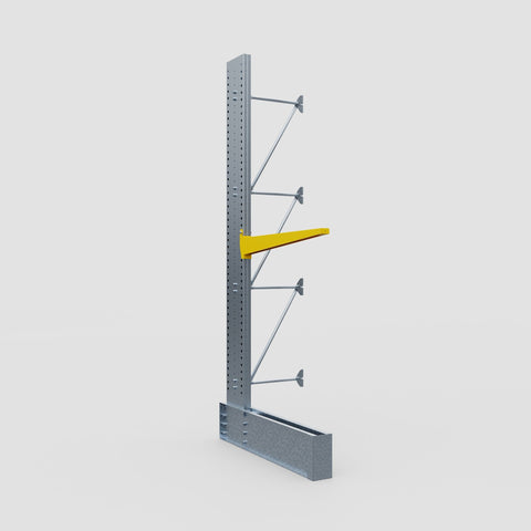 Cantilever Rack - Single Sided - Ultra Heavy Duty - Powder Coated - Add-On Bay - Height 4267mm