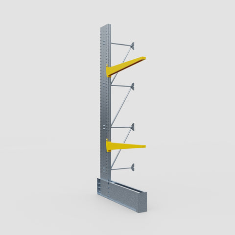 Cantilever Rack - Single Sided - Ultra Heavy Duty - Powder Coated - Add-On Bay - Height 4267mm