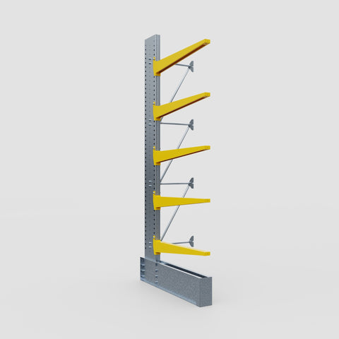 Cantilever Rack - Single Sided - Ultra Heavy Duty - Powder Coated - Add-On Bay - Height 4267mm
