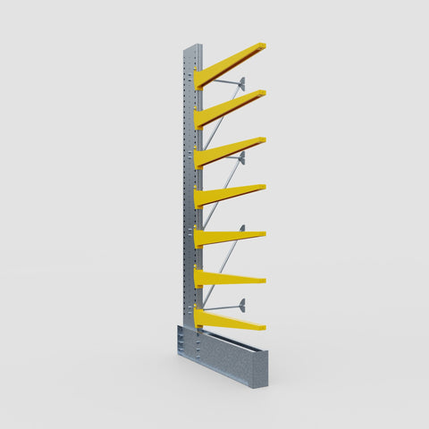 Cantilever Rack - Single Sided - Ultra Heavy Duty - Powder Coated - Add-On Bay - Height 4267mm