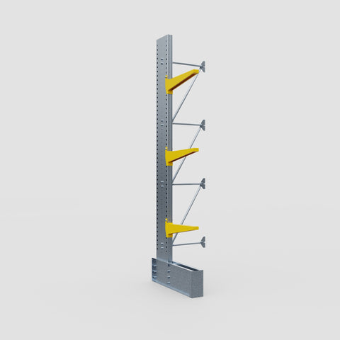 Cantilever Rack - Single Sided - Ultra Heavy Duty - Powder Coated - Add-On Bay - Height 4267mm