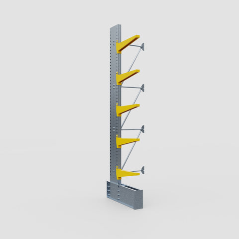 Cantilever Rack - Single Sided - Ultra Heavy Duty - Powder Coated - Add-On Bay - Height 4267mm