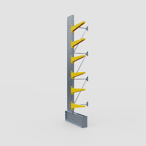 Cantilever Rack - Single Sided - Ultra Heavy Duty - Powder Coated - Add-On Bay - Height 4267mm