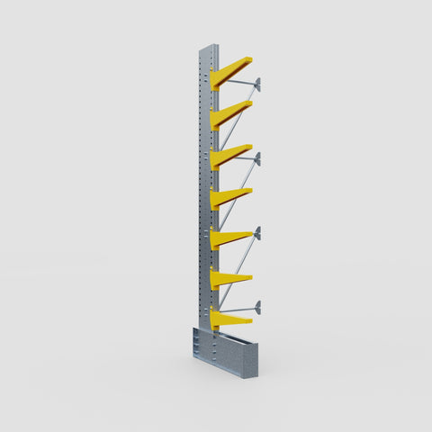 Cantilever Rack - Single Sided - Ultra Heavy Duty - Powder Coated - Add-On Bay - Height 4267mm