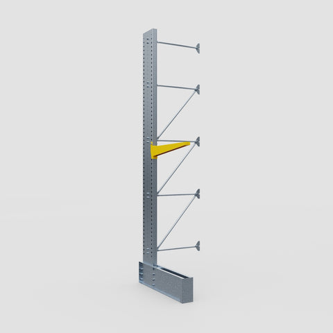 Cantilever Rack - Single Sided - Ultra Heavy Duty - Powder Coated - Add-On Bay - Height 4877mm