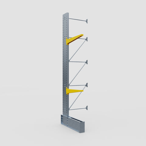 Cantilever Rack - Single Sided - Ultra Heavy Duty - Powder Coated - Add-On Bay - Height 4877mm