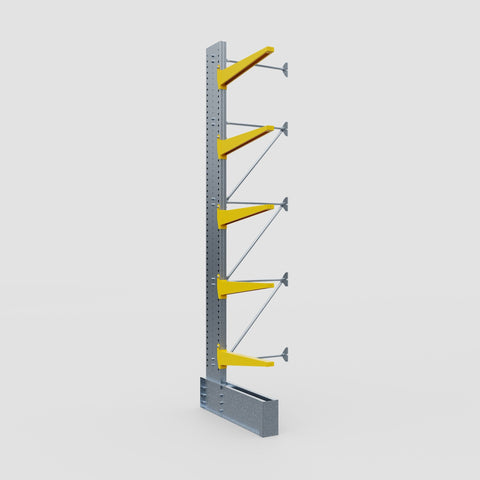Cantilever Rack - Single Sided - Ultra Heavy Duty - Powder Coated - Add-On Bay - Height 4877mm