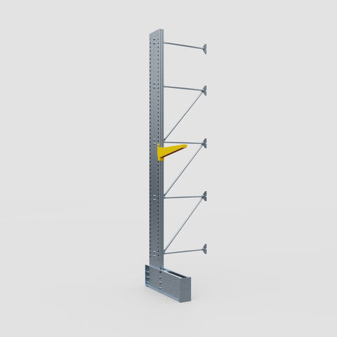 Cantilever Rack - Single Sided - Ultra Heavy Duty - Powder Coated - Add-On Bay - Height 4877mm