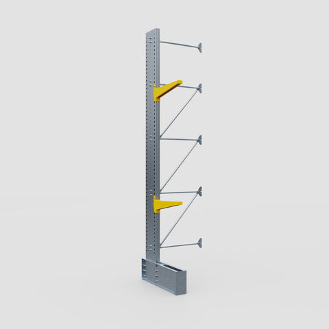Cantilever Rack - Single Sided - Ultra Heavy Duty - Powder Coated - Add-On Bay - Height 4877mm