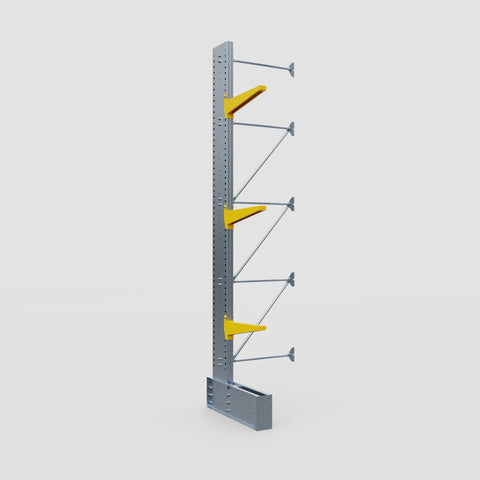 Cantilever Rack - Single Sided - Ultra Heavy Duty - Powder Coated - Add-On Bay - Height 4877mm