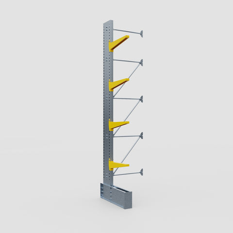 Cantilever Rack - Single Sided - Ultra Heavy Duty - Powder Coated - Add-On Bay - Height 4877mm
