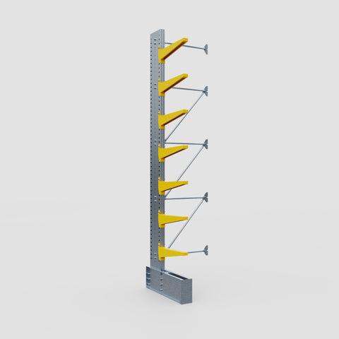 Cantilever Rack - Single Sided - Ultra Heavy Duty - Powder Coated - Add-On Bay - Height 4877mm