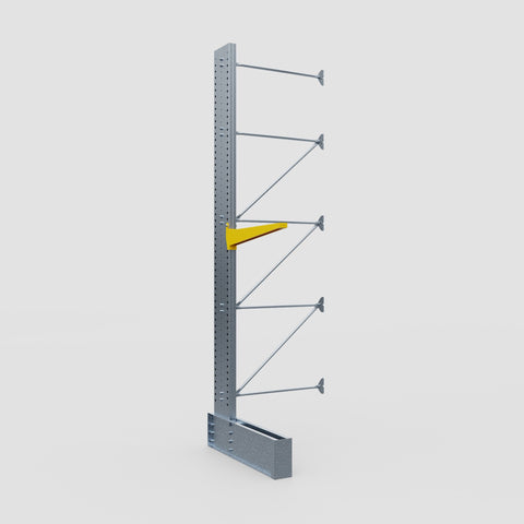 Cantilever Rack - Single Sided - Ultra Heavy Duty - Powder Coated - Add-On Bay - Height 4877mm