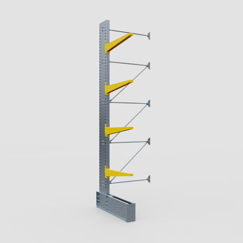Cantilever Rack - Single Sided - Ultra Heavy Duty - Powder Coated - Add-On Bay - Height 4877mm