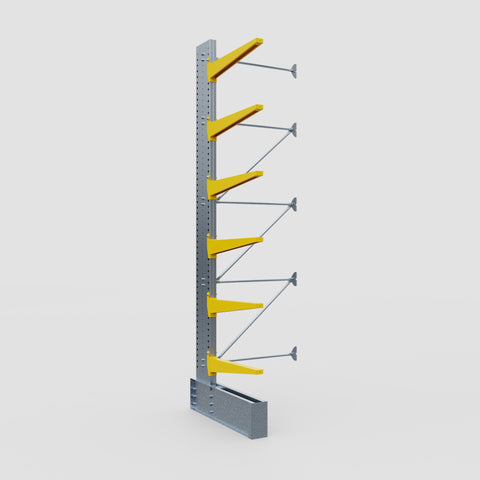 Cantilever Rack - Single Sided - Ultra Heavy Duty - Powder Coated - Add-On Bay - Height 4877mm