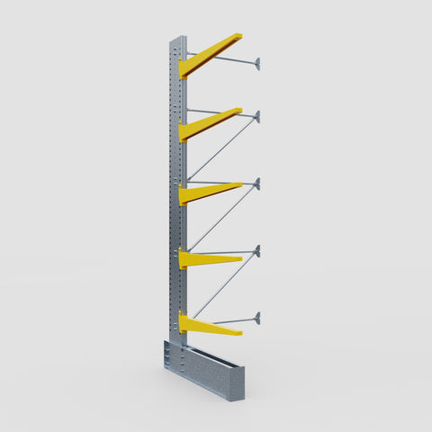 Cantilever Rack - Single Sided - Ultra Heavy Duty - Powder Coated - Add-On Bay - Height 4877mm