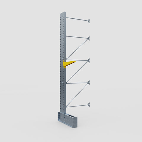 Cantilever Rack - Single Sided - Ultra Heavy Duty - Powder Coated - Add-On Bay - Height 4877mm