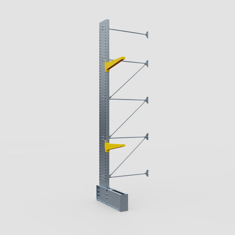 Cantilever Rack - Single Sided - Ultra Heavy Duty - Powder Coated - Add-On Bay - Height 4877mm