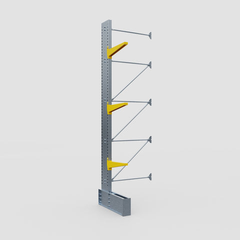 Cantilever Rack - Single Sided - Ultra Heavy Duty - Powder Coated - Add-On Bay - Height 4877mm