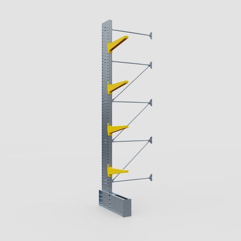 Cantilever Rack - Single Sided - Ultra Heavy Duty - Powder Coated - Add-On Bay - Height 4877mm