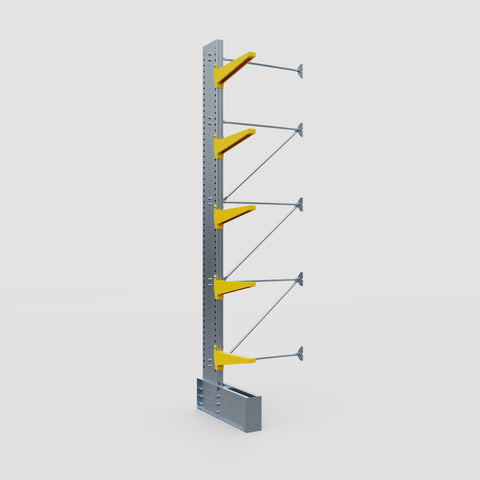 Cantilever Rack - Single Sided - Ultra Heavy Duty - Powder Coated - Add-On Bay - Height 4877mm