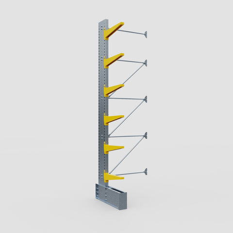 Cantilever Rack - Single Sided - Ultra Heavy Duty - Powder Coated - Add-On Bay - Height 4877mm