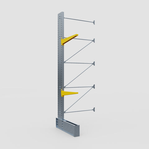 Cantilever Rack - Single Sided - Ultra Heavy Duty - Powder Coated - Add-On Bay - Height 4877mm