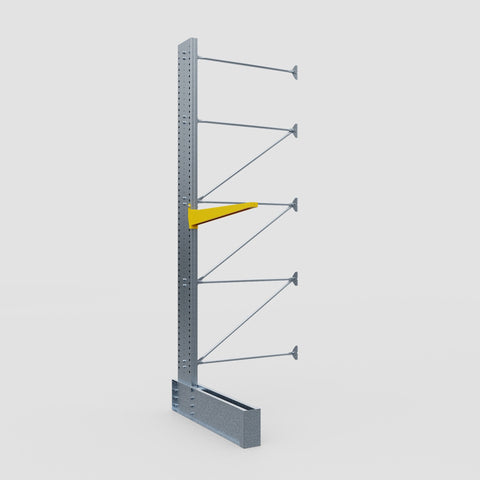 Cantilever Rack - Single Sided - Ultra Heavy Duty - Powder Coated - Add-On Bay - Height 4877mm