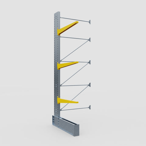 Cantilever Rack - Single Sided - Ultra Heavy Duty - Powder Coated - Add-On Bay - Height 4877mm