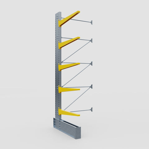 Cantilever Rack - Single Sided - Ultra Heavy Duty - Powder Coated - Add-On Bay - Height 4877mm