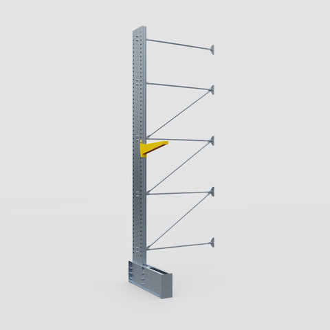 Cantilever Rack - Single Sided - Ultra Heavy Duty - Powder Coated - Add-On Bay - Height 4877mm