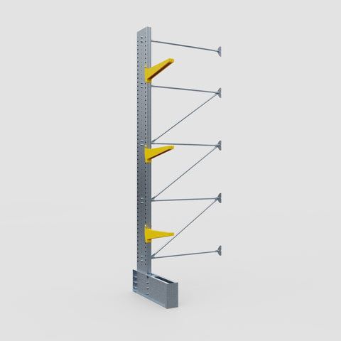 Cantilever Rack - Single Sided - Ultra Heavy Duty - Powder Coated - Add-On Bay - Height 4877mm