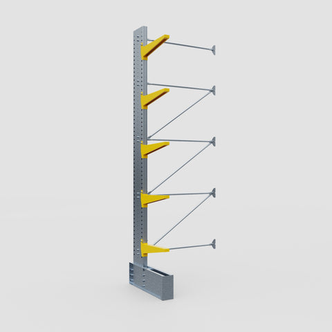 Cantilever Rack - Single Sided - Ultra Heavy Duty - Powder Coated - Add-On Bay - Height 4877mm