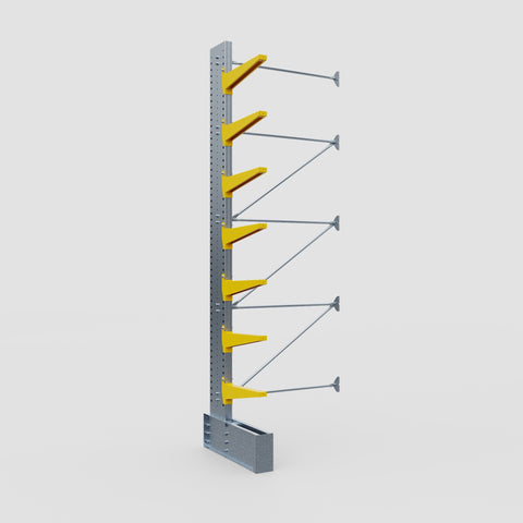 Cantilever Rack - Single Sided - Ultra Heavy Duty - Powder Coated - Add-On Bay - Height 4877mm