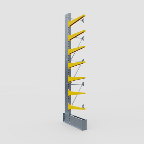 Cantilever Rack - Single Sided - Ultra Heavy Duty - Powder Coated - Add-On Bay - Height 4877mm