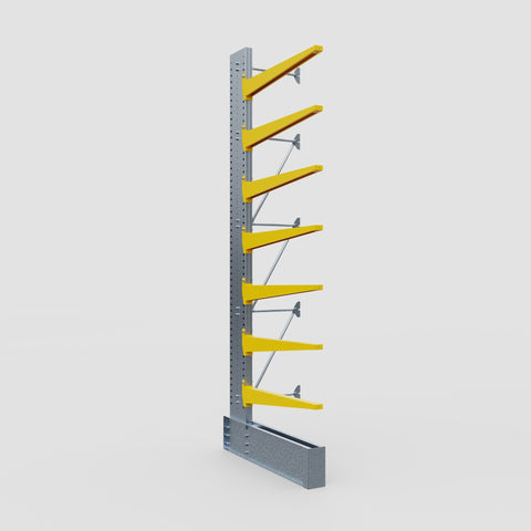Cantilever Rack - Single Sided - Ultra Heavy Duty - Powder Coated - Add-On Bay - Height 4877mm