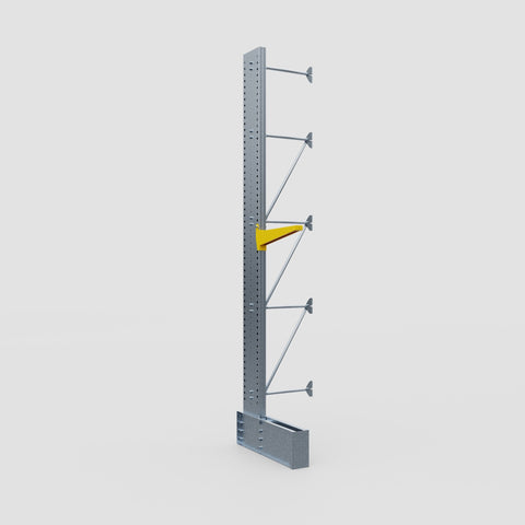 Cantilever Rack - Single Sided - Ultra Heavy Duty - Powder Coated - Add-On Bay - Height 4877mm