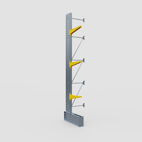 Cantilever Rack - Single Sided - Ultra Heavy Duty - Powder Coated - Add-On Bay - Height 4877mm