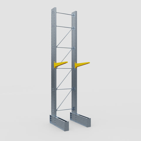 Cantilever Rack - Single Sided - Ultra Heavy Duty - Powder Coated - Full Bay - Height 5791mm